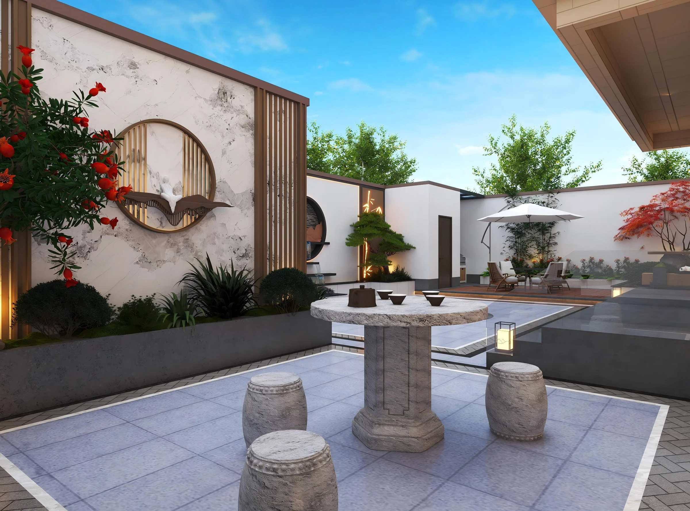 济南自建房500㎡现代轻奢住宅空间细节图6